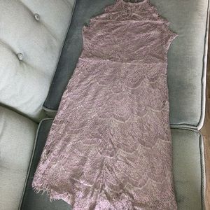 High Neck Free People Slip Dress
